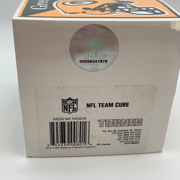 NFL Turner Green Bay Packers Team Cube Note Pad Writing Paper Cube Sealed - Picture 8 of 11